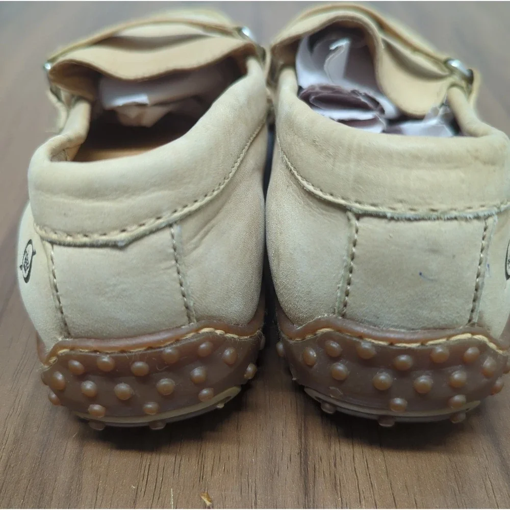 Born Brown Leather Driving Shoes Slip On Penny Loafers Men's US Size 8.5